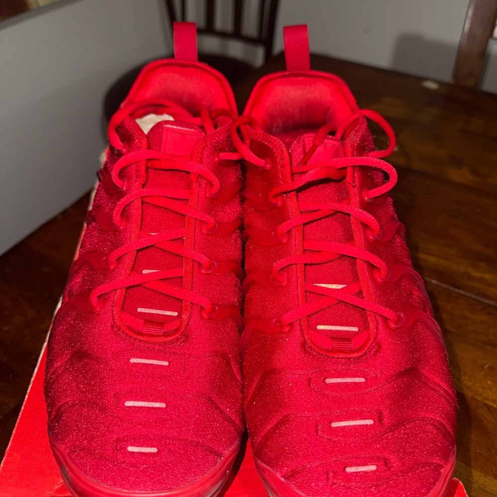 Nike Red AIR MAX Athletic Sneaker